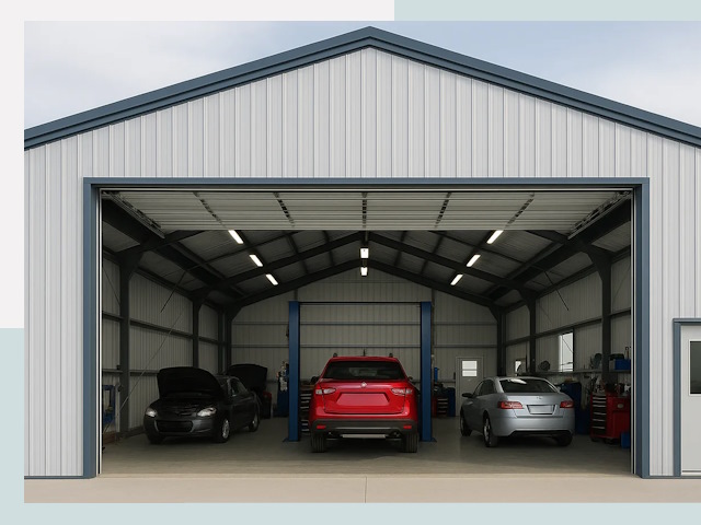 Ангары из сэндвич панелей от 619 руб. в Челябинск