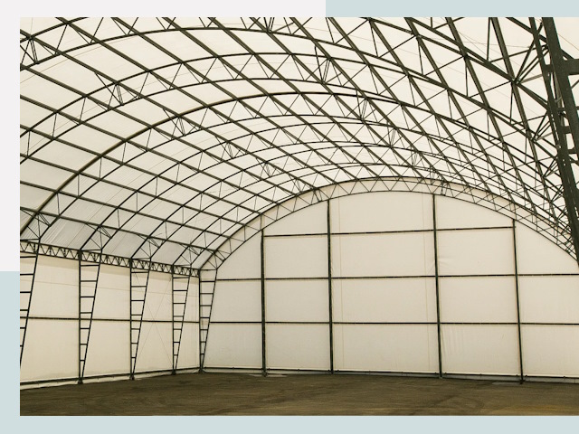 Арочные ангары от 619 руб. в Челябинск и Челябинская область