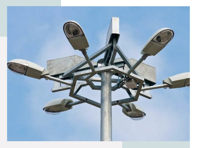 Монтаж осветительных мачт в Челябинске