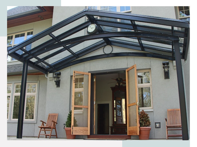 Козырьки металлические в Челябинске