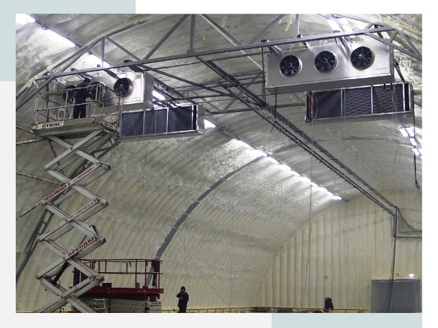 Оснащение ангаров в Челябинске