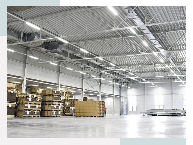 Освещение ангаров в Челябинске