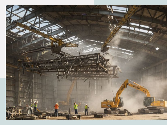 Демонтаж ангаров в Челябинске от 619 руб. за м²