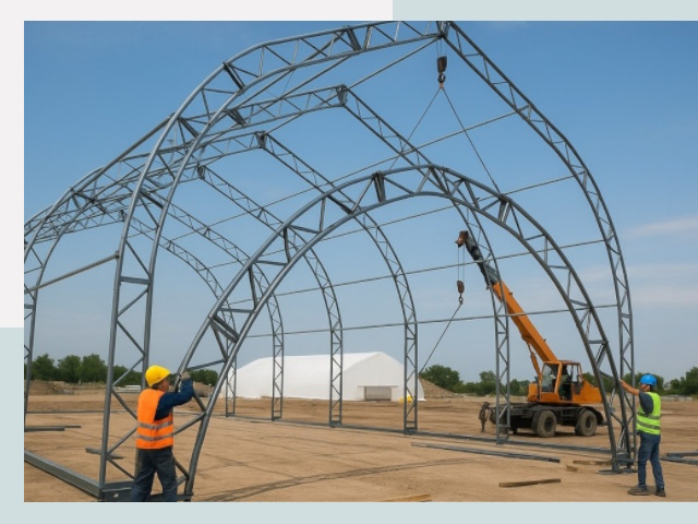 Монтаж ангаров в Челябинске от 619 руб. - Надежно и быстро