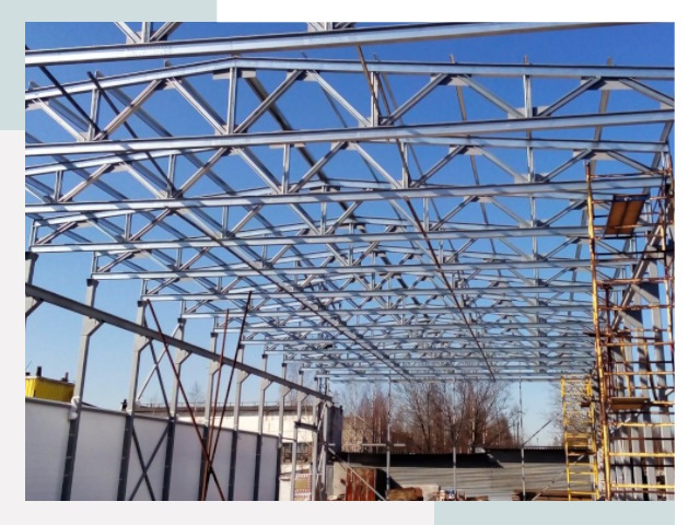 Металлокаркасы для складов в Челябинске